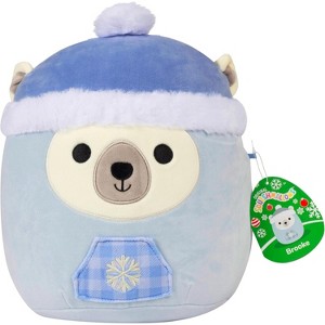 Squishmallows Original 10" Brooke The Polar Bear- Official Jazwares Plush - Collectible Soft & Squishy Stuffed Animal Toy- Gift for Kids, Girls & Boys - 1 of 3