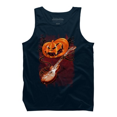 Men's Design By Humans Pumpkin Rocker By cashfish Tank Top