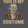 Rerun Island Men This Is My Costume Zombie Short Sleeve Graphic Cotton T-Shirt - 2 of 4