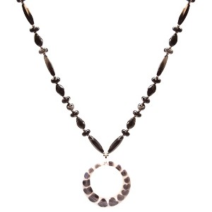 Eyeglass Necklace Calabria EC-5-E Eye Catcher Hang Loop 20"In Gold Brown Yellow - 1 of 4