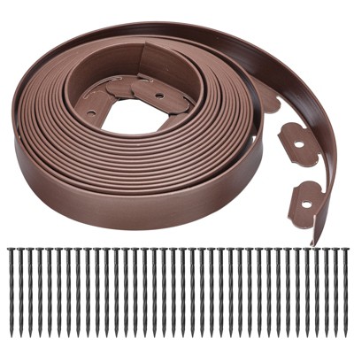 Unique Bargains Flexible Durable Maintenance-Free DIY Landscape Edging 1 Pc