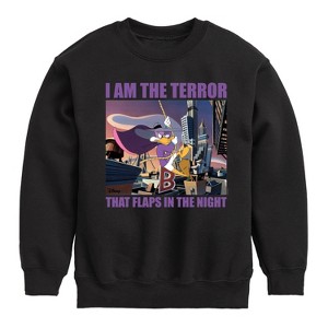 Boys' - Disney - Darkwing Duck Graphic Long Sleeve Fleece Sweatshirt - 1 of 4