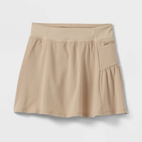 Girls Woven Skort All In Motion Khaki Xs Target