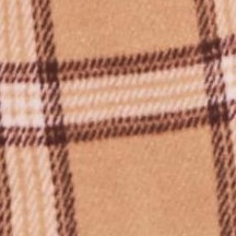 soft camel plaid