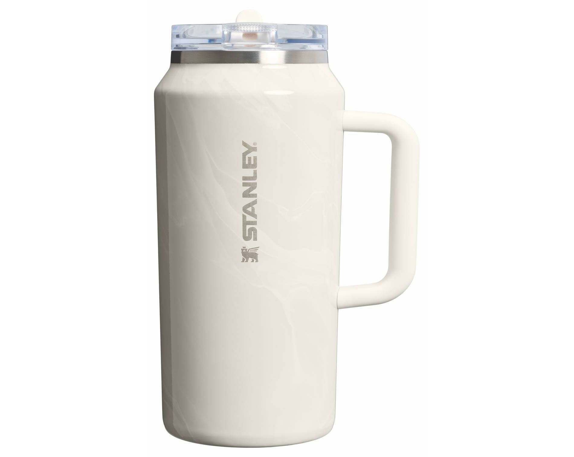 Stanley 64 oz Stainless Steel Quencher Pro Tour Tumbler Calcite Calacatta