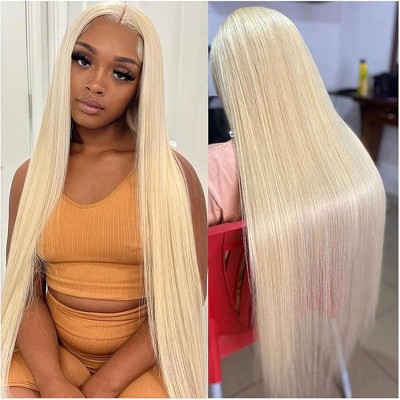Jessie's Wig 12-20 Inch Lace Frontal Straight Wig 4x4 Lace #613 Color 1 Pc/Pack