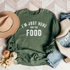 Simply Sage Market Women's Graphic Sweatshirt I'm Just Here For The Food - 2 of 2