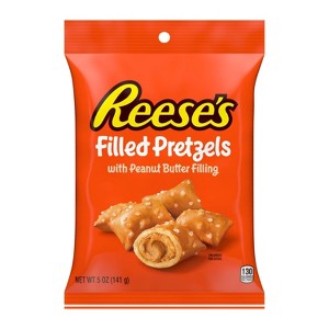Reese's Filled Pretzels with Peanut Butter Filling - 5oz - 1 of 4