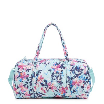 Image of Vera Bradley Women's Outlet Ultralight XL Traveler Duffel Bag Floating Blossoms