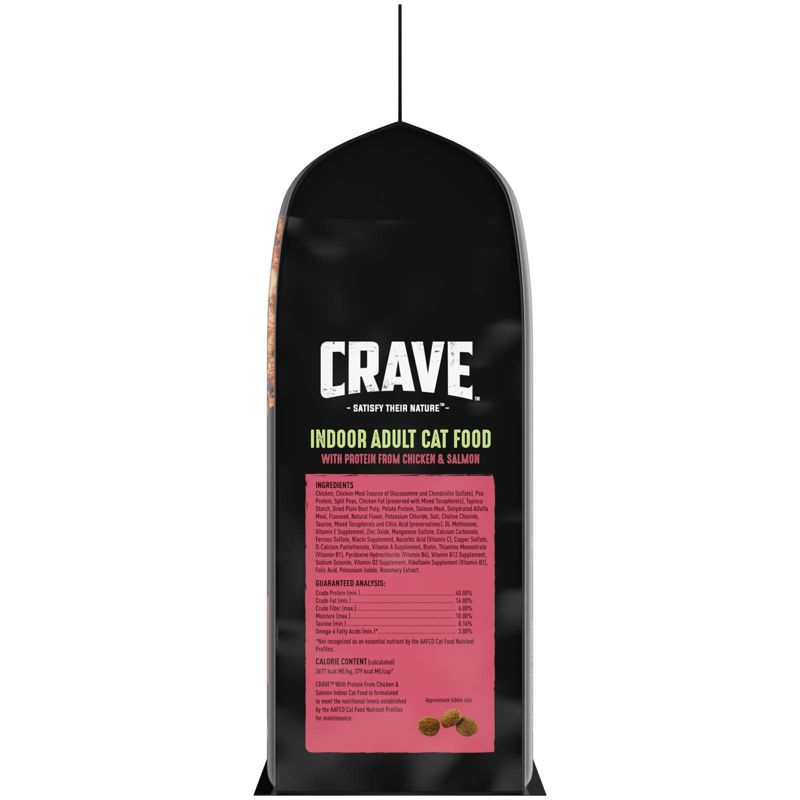 Crave Grain Free Indoor with Chicken & Salmon Adult Dry Cat Food, 6 of 9
