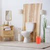 Evideco French Home Goods Bathroom Trash Can Padang Bamboo Top 1.3 Gal - 2 of 4