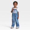 OshKosh B'gosh Toddler Boys' Denim Overalls - Blue - 3 of 3