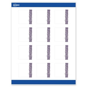 Avery Square Labels, Floral Design, 2" x 2", 120ct - 1 of 4