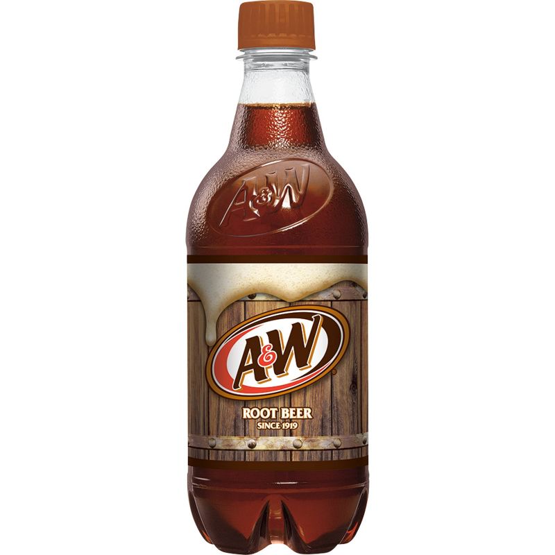 A&#38;W Root Beer Soda - 20 fl oz Bottle, 3 of 8