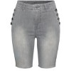 Women's Button Detail Bermuda Shorts - LASCANA - 4 of 4