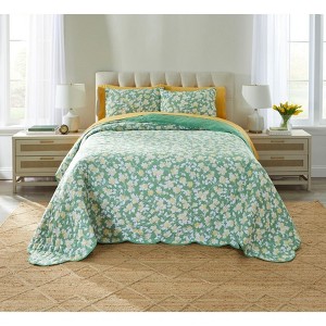 BrylaneHome BH Studio Scalloped Hem Bedspread - 1 of 4