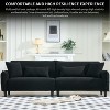 VASIP 97"Teddy Velvet Fashion Comfortable Sofa,Living Room, Bedroom, Reception Area, Office, Apartment. Soft for All Kinds of Living Space. - 4 of 4