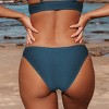 Women's Ribbed Low Waisted Bikini Bottom Swimsuit -Cupshe - 4 of 4