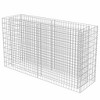 vidaXL Gabion Raised Bed Silver Galvanized Steel - 70.9" x 19.7" x 39.4" - 3 of 4