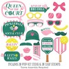 Big Dot of Happiness Pink Pickleball - Country Club Party Photo Booth Props Kit - 20 Count - 2 of 4