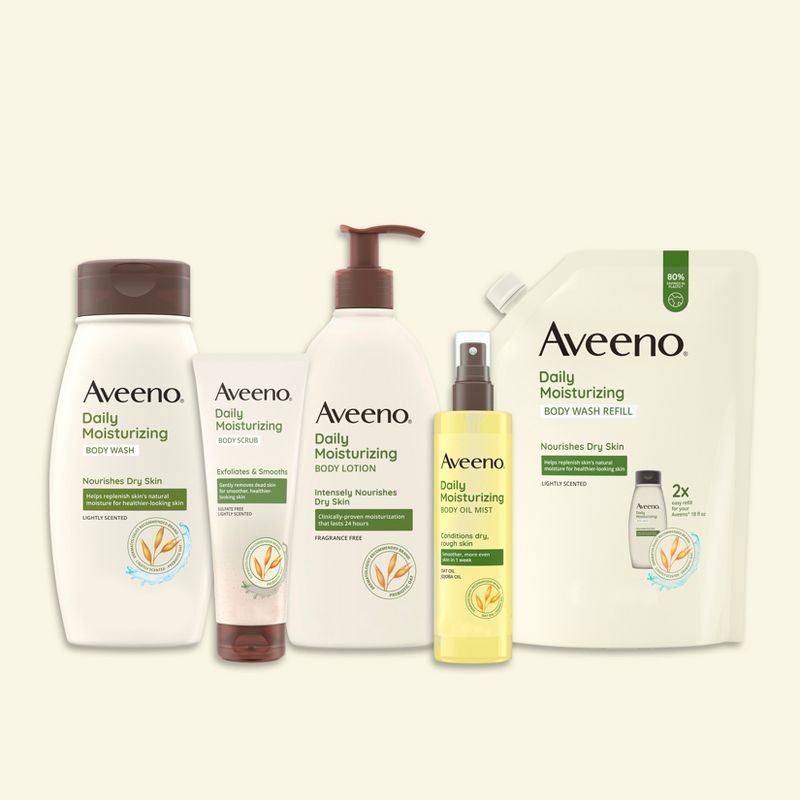 Aveeno Daily Moisturizing Exfoliating Body Scrub - Original Scent - 8oz, 4 of 11