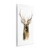 Stupell Industries Deer Portrait Watercolor Wall Plaque Art, 13" x 19" - 2 of 4