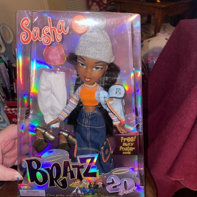 Bratz 20 Yearz Special Anniversary Edition Original Fashion Doll Sasha with  Accessories and Holographic Poster | Collectible Doll | for Collector