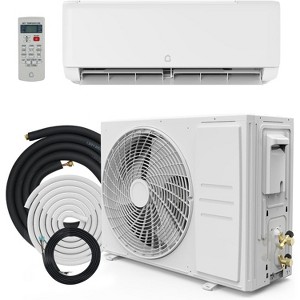 Acekool 18,000 BTU Mini Split AC & Heat Pump, 21 SEER2 Inverter, Quiet Ductless System for up to 1,250 Sq Ft, Energy Star, with Install Kit - 1 of 4