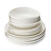 Portmeirion Sophie Conran 12 Piece Coupe Dinnerware Set, Dinner Plates, Side Plates & Bowls, Porcelain Kitchen Tableware, Durable & Dishwasher Safe - 2 of 4