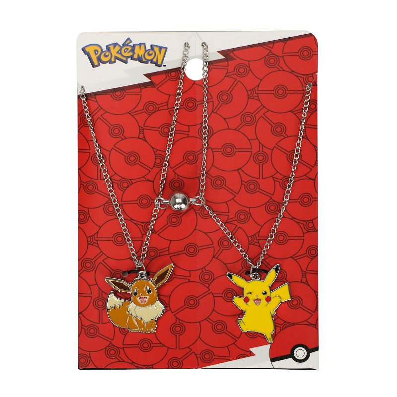 Pokemon Pikachu & Eevee Besties Magnetic Bead Necklace Set, 4 of 6