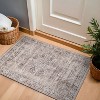 World Rug Gallery Calista Multi Vintage Indoor Rug – Machine Washable Flat Pile with Non-Slip Backing - 2 of 4