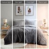 ChicFurnit Bedding Set Plush Ombre Faux Fur Comforter Set with Matching Shams for Warm Sleep, 324.99, 15.75"*11.81"*11.81" - 4 of 4