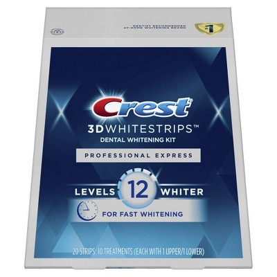 Crest 3d Whitestrips Professional White At-home Teeth Whitening Kit ...