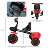 Cesicia Tricycle with Adjustable Seat, for Toddlers Age 2-5, Toddler Bike with Storage Baskets for Girls and Boys - 3 of 4