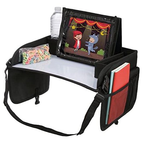 Airplane Pockets Airplane Tray Table Cover | Seat Back Organizer & Storage  fo