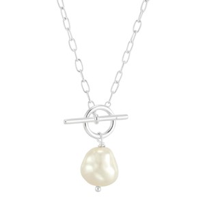 Silpada 'Center Attention' Sterling Silver Pearl Pendant Necklace, 18" - 1 of 4