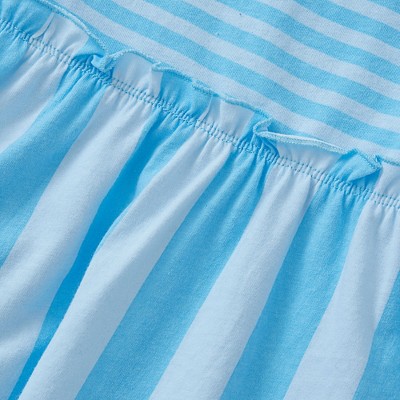 Lands' End Kids Tunic Tank Top - Small - Light Blue Stripe — фото 3