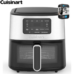 Cuisinart Air Fryer Oven 6-Qt Basket Air Fryer Stainless Steel + 2 Year Warranty - 1 of 4