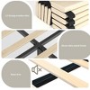 King Size Bed Frame with 50.8" Tall Headboard, Platform Velvet Upholstered Bed Frame with 4 Storage Drawers, No Box Spring Needed, Easy Assembly - 4 of 4
