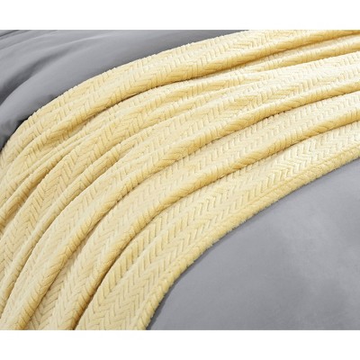 Geneva Home Fashion Queen 8pc Anniston Enzyme Washed Comforter Set w/Throw Dark Gray: Microfiber Bedding, Machine Washable — фото 2