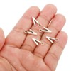 Unique Bargains Metal Bulk Elegant DIY Crafts Jewelry Making Initial Pendant 50 Pcs - 4 of 4
