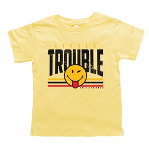 The Juniper Shop SmileyWorld Little Trouble Toddler Short Sleeve Tee - 1 of 4