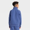 Boys' Textured Knit Quarter Zip Pullover Sweatshirt - art class™ - 2 of 3