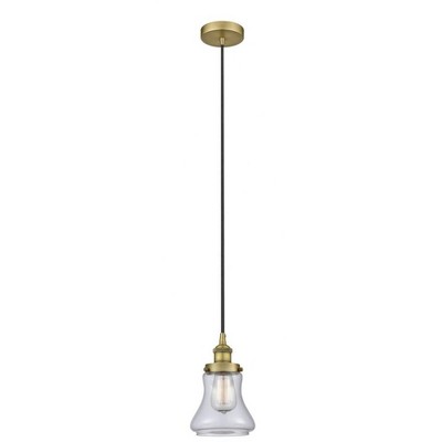 Bellmont - 1 Light Mini Pendant In Industrial Style-10 Inches Tall and 6.25 Inches Wide