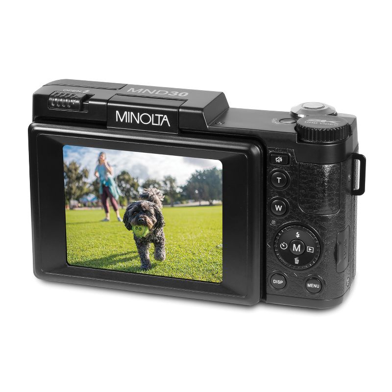 Minolta® MND30 4x Digital Zoom 30 MP/2.7K Quad HD Digital Camera, 5 of 11