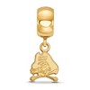 Black Bow Jewelry 14k Yellow Gold Plated Sterling Silver East Carolina Pirates NCAA Bead Charm - 2 of 4