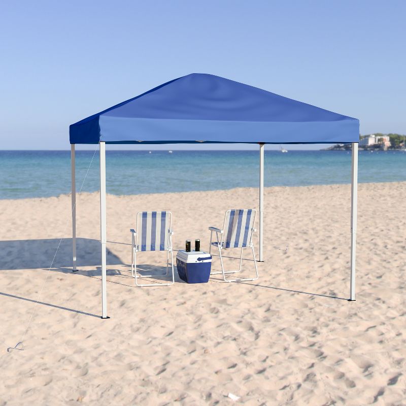 Flash Furniture 10'x10' Outdoor Pop Up Event Slanted Leg Canopy Tent with Carry Bag, 3 of 11