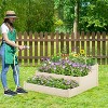 BestMassage Raised Garden Bed Elevated Wood Planter Box Stand for Backyard Patio Balcony, Nature - 2 of 4