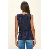 WEST K Women's Laura Sleeveless Surplice Knit Top - 3 of 4