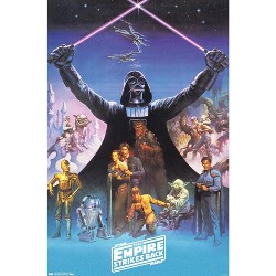 Star Wars - Darth Vader Framed Poster Trends International : Target